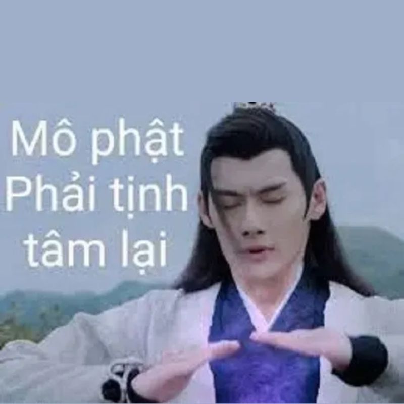 Meme mô Phật phải tịnh tâm lại