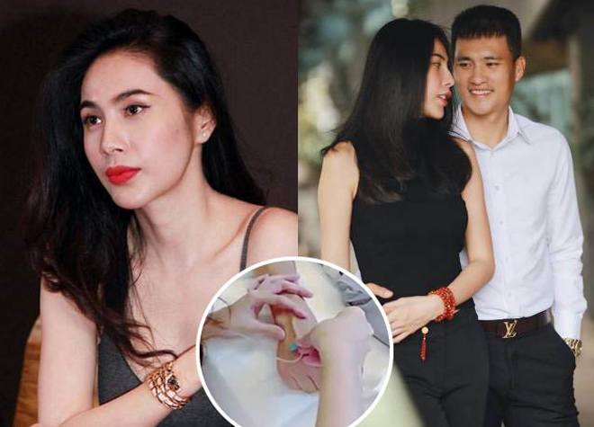 Clip Thủy Tiên truyền nước biển cho Công Vinh tại nhà gây tranh cãi
