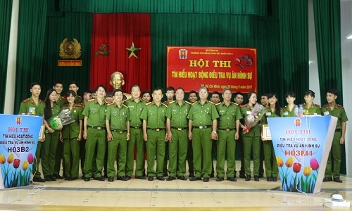 TRƯỜNG CAO ĐẲNG CẢNH SÁT NHÂN DÂN II TỔ CHỨC HỘI THI  TÌM HIỂU HOẠT ĐỘNG ĐIỀU TRA VỤ ÁN HÌNH SỰ LẦN II