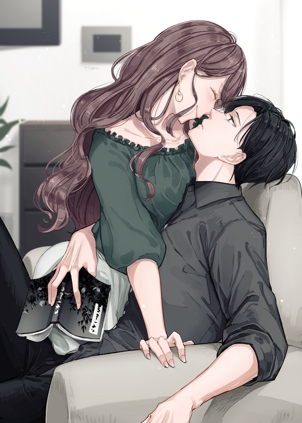 Hình ảnh anime hôn nhau đẹp