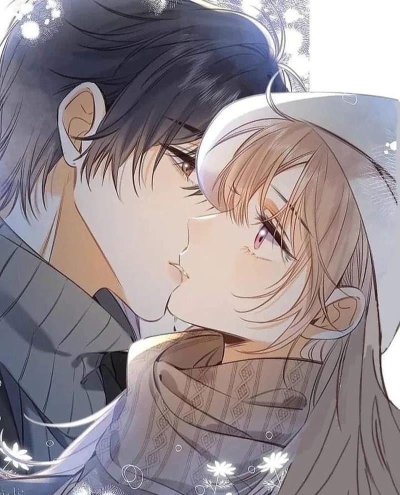 Ảnh anime hôn nhau với khoảnh khắc lãng mạn nhẹ nhàng