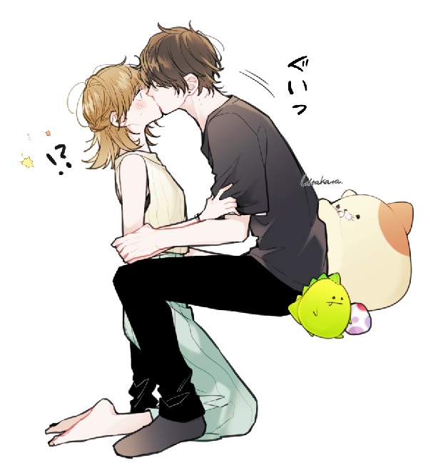Ảnh hôn anime ngọt như kẹo