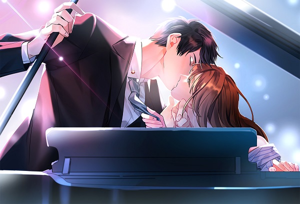 Ảnh anime hôn môi dưới pháo hoa