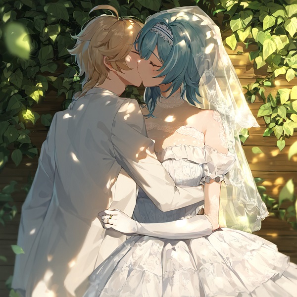 Ảnh anime hôn nhau ngầu cực chill