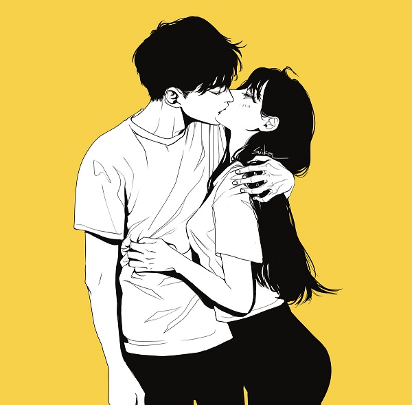 Ảnh anime cặp đôi hôn nhau ngọt ngào