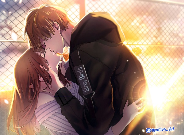 Ảnh hôn nhau anime trong lớp học