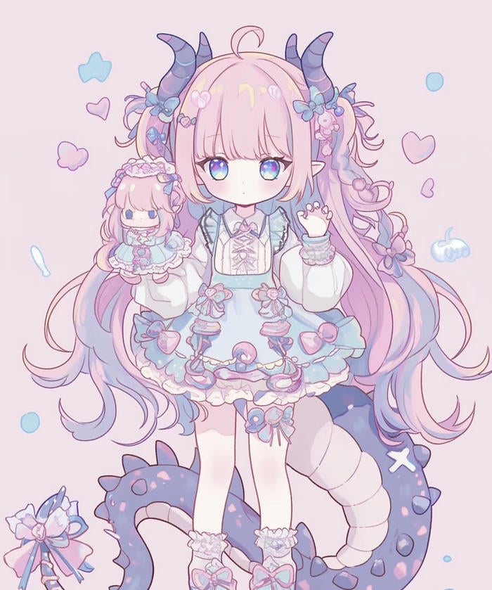 hình ảnh anime chibi nữ cute