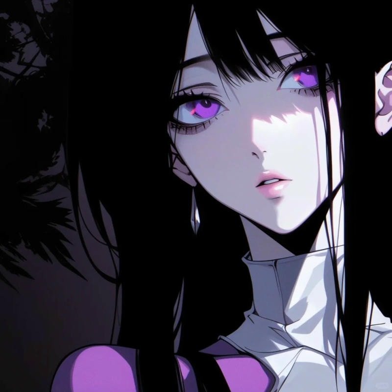 hình anime nữ đứng một mình