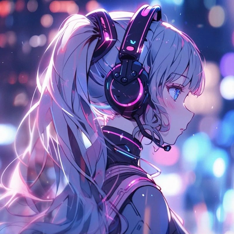 ảnh anime nữ girl phố