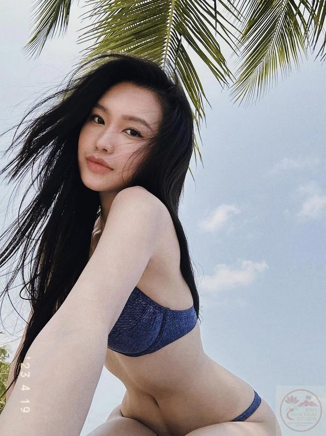 Doãn Hải My khoe ảnh bikini đẹp khó cưỡng với góc nghiêng thần thánh, Văn Hậu lập tức phản ứng - Ảnh 4.