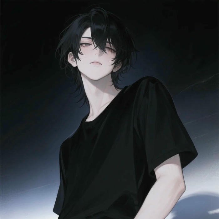 anime boy ngầu đội mũ lưỡi trai đen chất