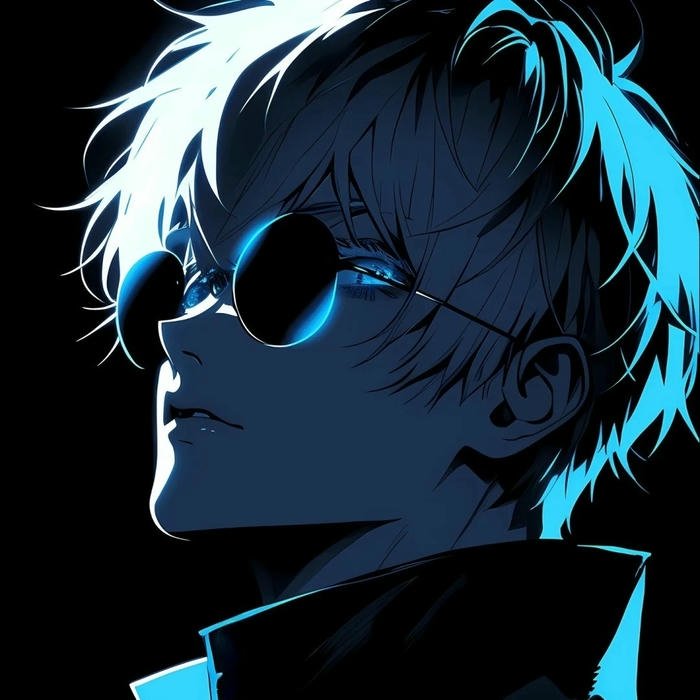 anime boy ngầu đeo kính đen cực chất