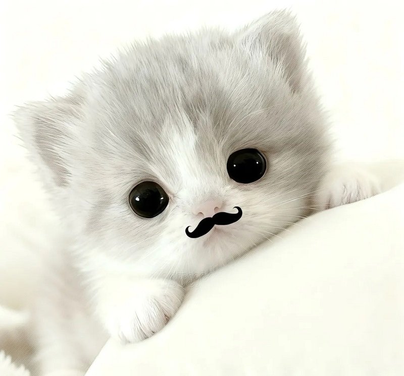 Hình avatar đôi cute mèo cho nam và nữ