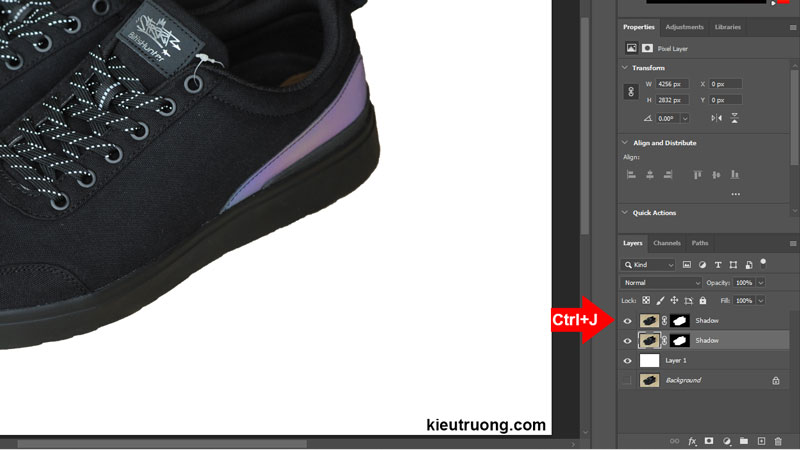 Tạo nền trắng trong Photoshop cho ảnh sản phẩm