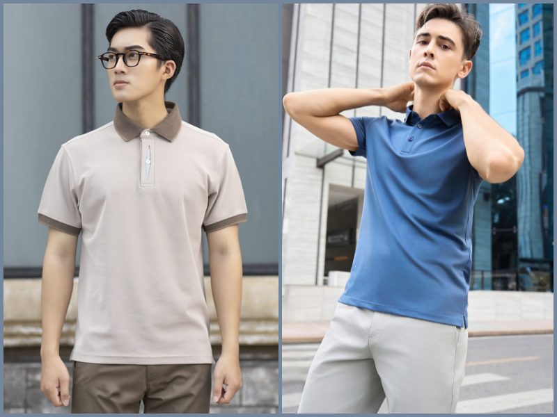mặc áo polo đúng cách