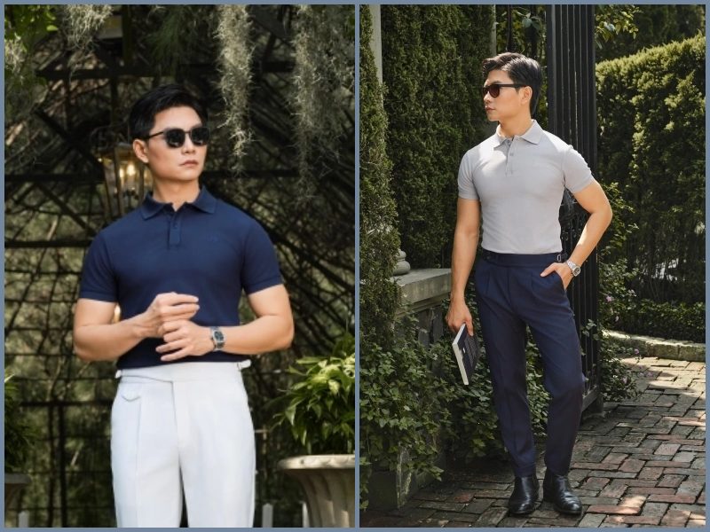 mặc áo polo có nên sơ vin