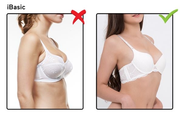 10 Hậu quả của việc mặc không đúng kích thước áo ngực nàng nên biết | iBasic