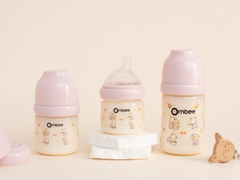Bình sữa Ombee PPSU Anti-colic phiên bản Angel