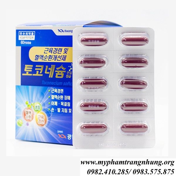 VIÊN UỐNG KWANGDONG CHỐNG TÊ BÌ CHÂN TAY, VAI GÁY 120 VIÊN HÀN QUỐC
