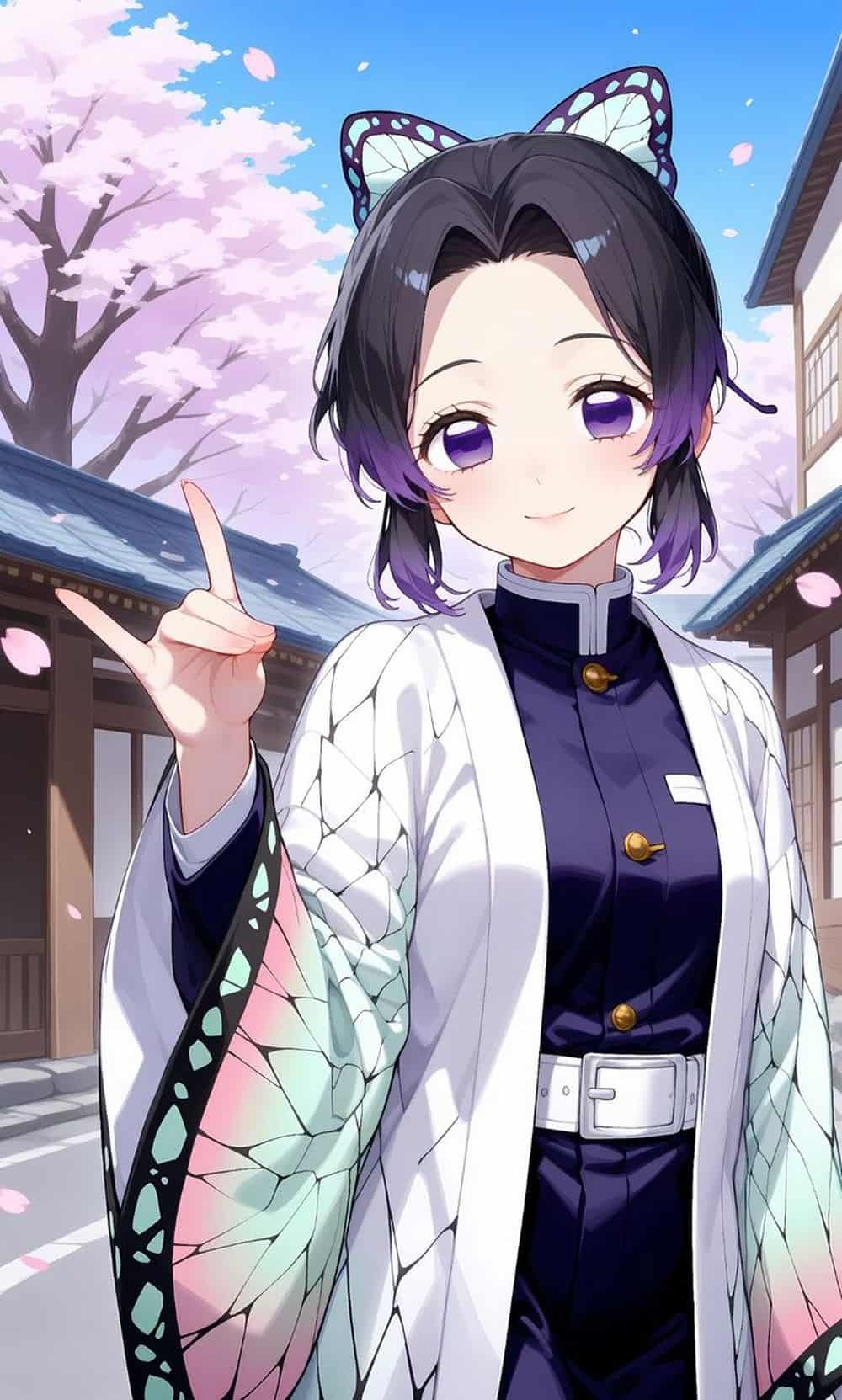 ảnh vẽ shinobu