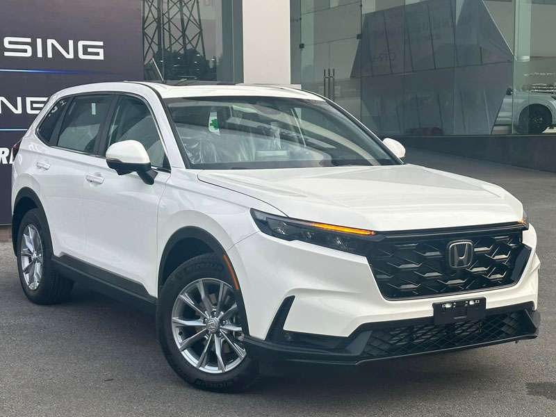 honda crv màu trắng