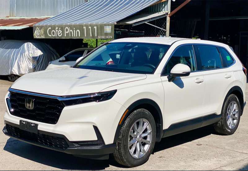 honda crv màu trắng