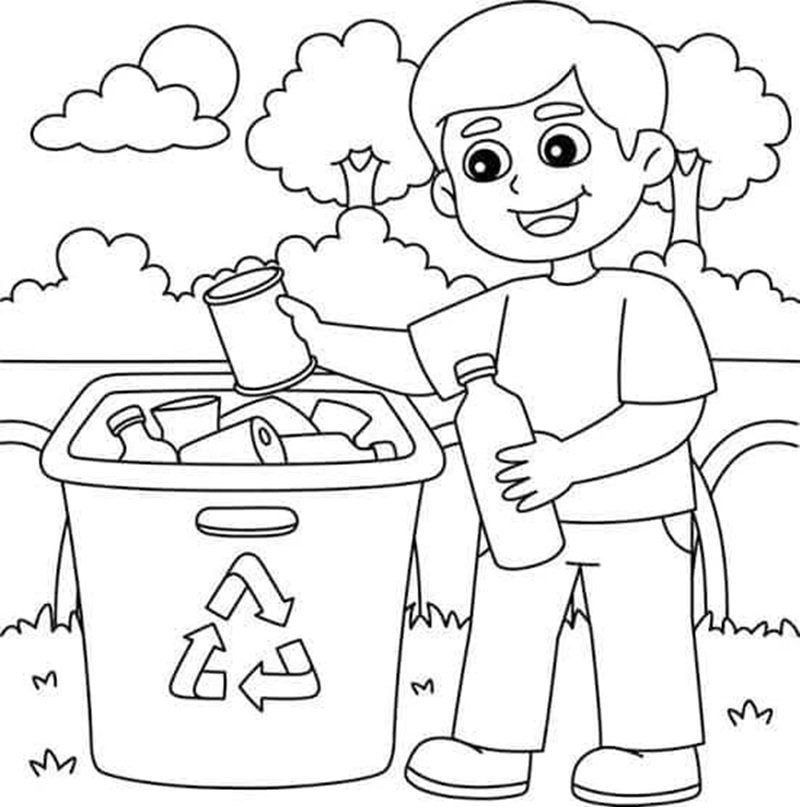 tranh tô màu bảo vệ môi trường 4