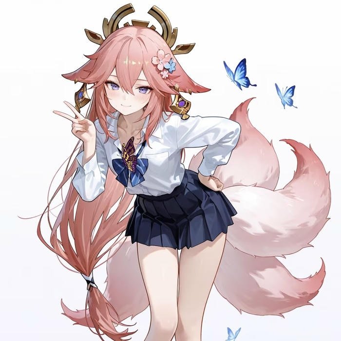 hình ảnh nhân vật anime nữ phong cách hiện đại