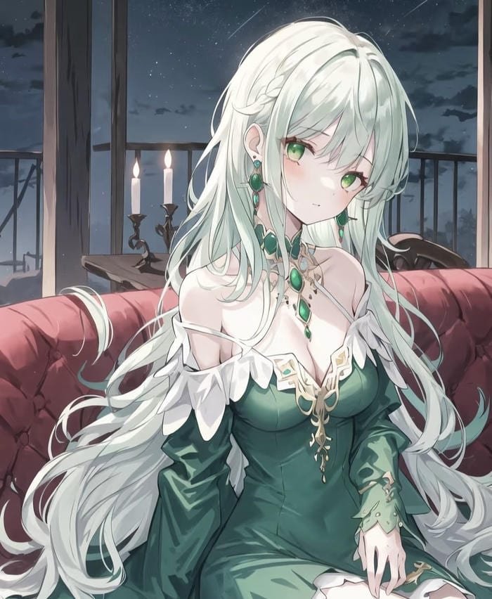 ảnh nhân vật anime nữ tóc dài