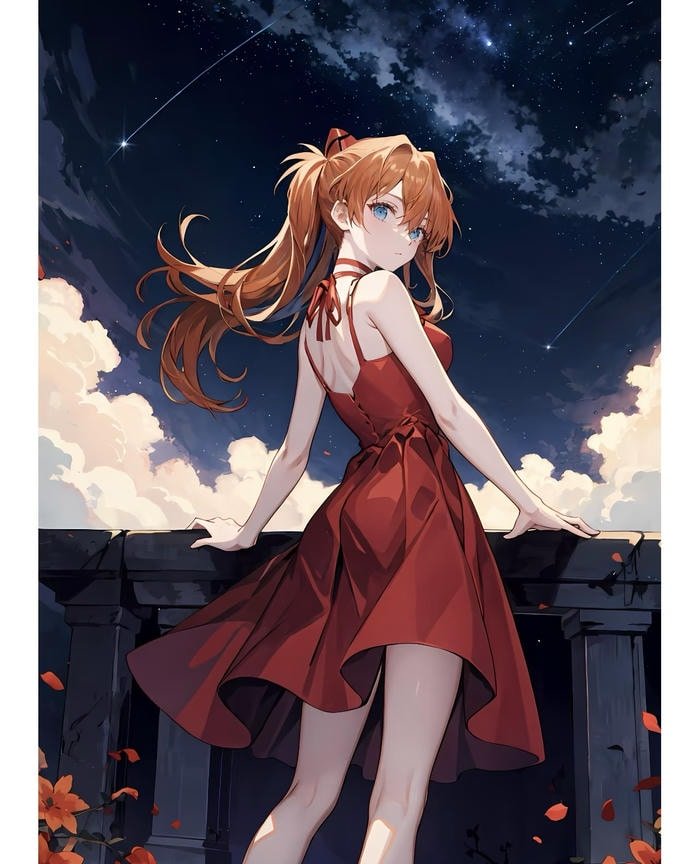 ảnh nhân vật anime nữ tạo hình độc đáo