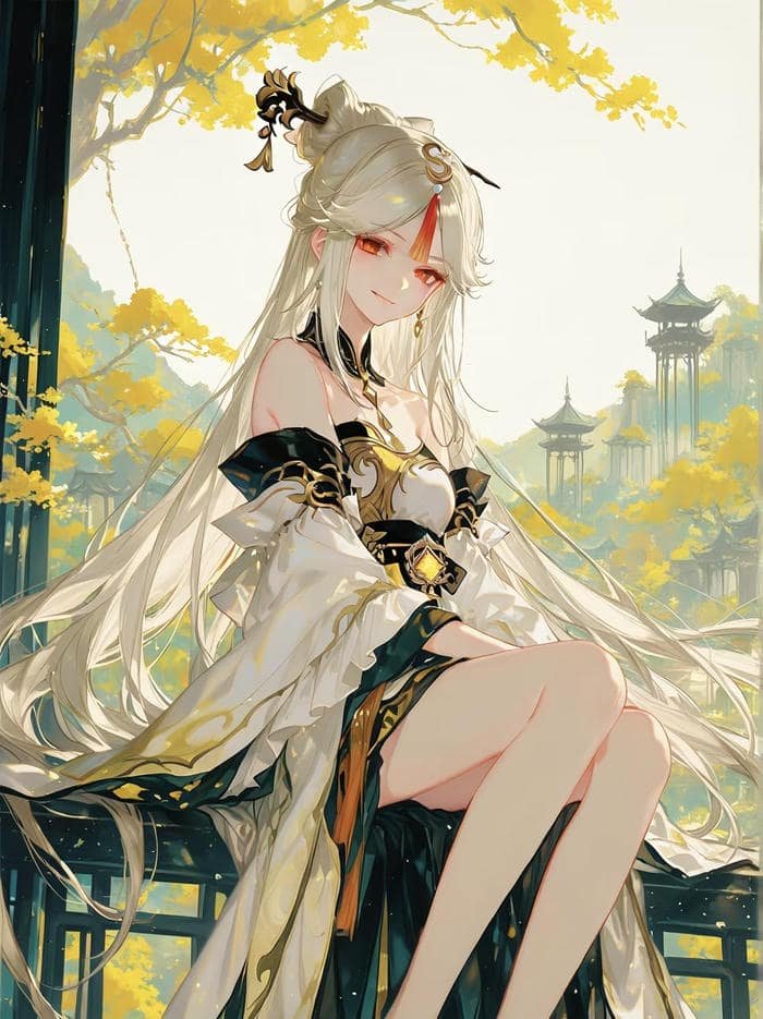 gái xinh phong cách nhân vật anime nữ