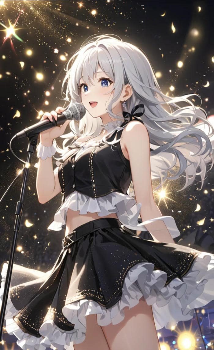 bức ảnh minh họa nhân vật anime nữ
