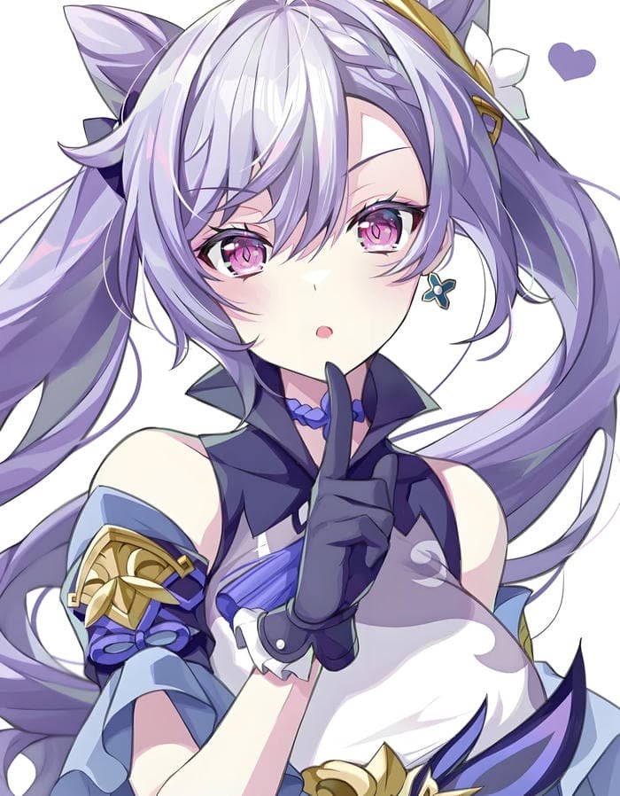 Ảnh anime nữ với thần thái nhẹ nhàng nữ tính