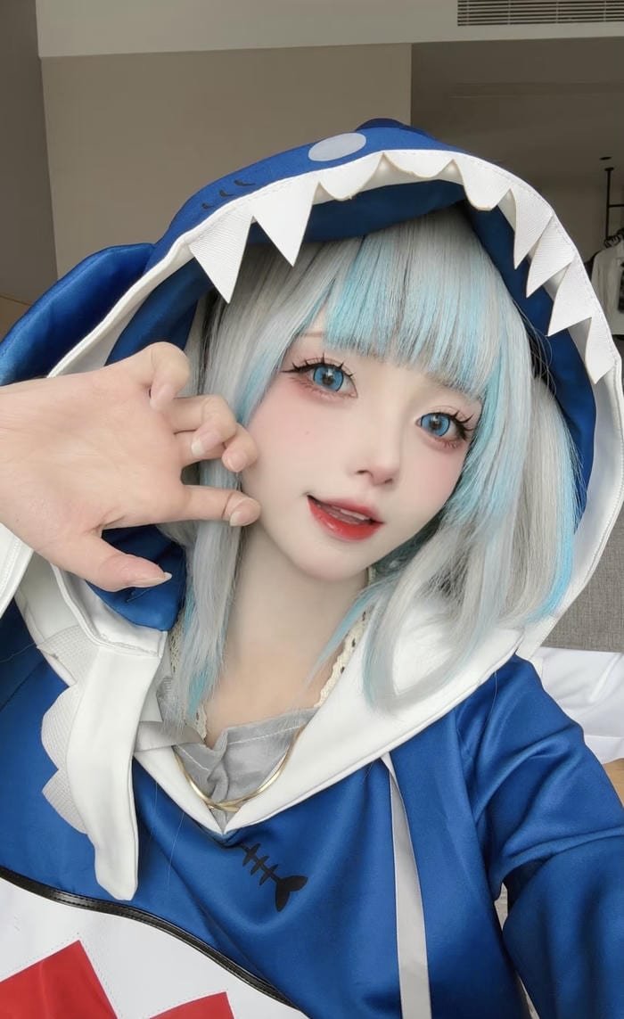 Ảnh Yaoyao Gawr Gura Cosplay sắc nét