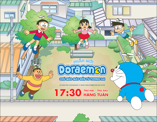 Doraemon và những người bạn sẽ tái ngộ khán giả HTV3 - DreamsTV với màu sắc tươi mới hơn.