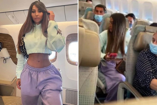 Hotgirl sống ảo: Chụp ảnh trong khoang thương gia dù ngồi ghế phổ thông - 2
