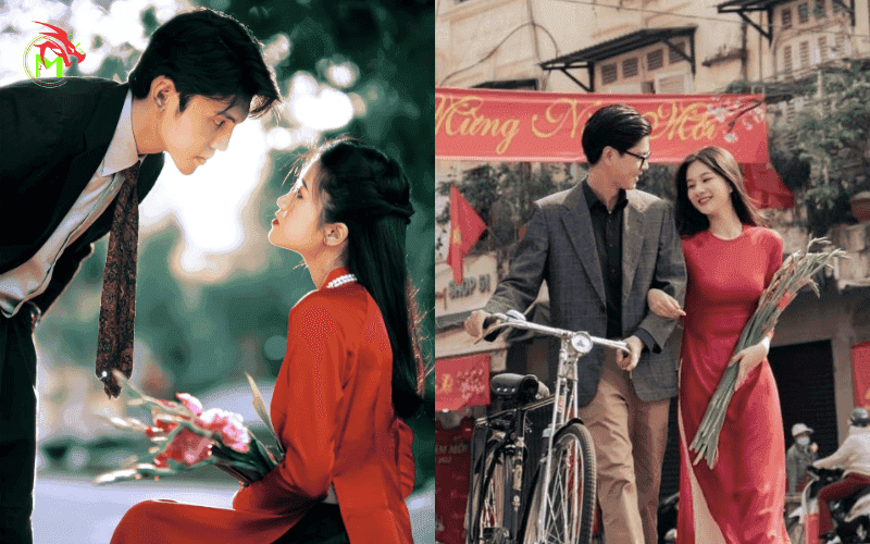 Concept chụp ảnh đôi tết