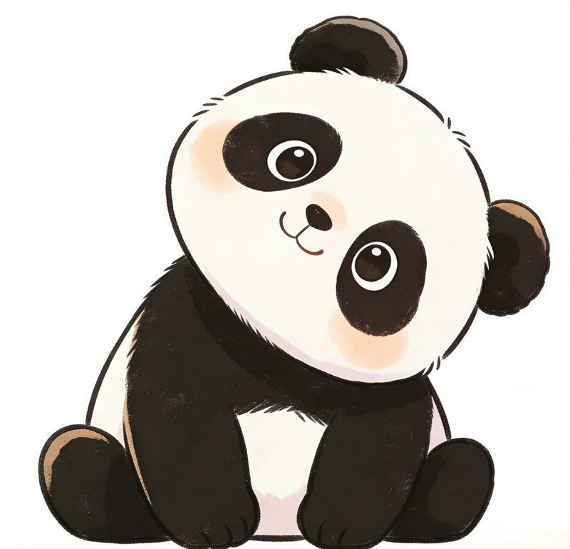 Gấu trúc chibi làm hình nền điện thoại cực kỳ đẹp mắt