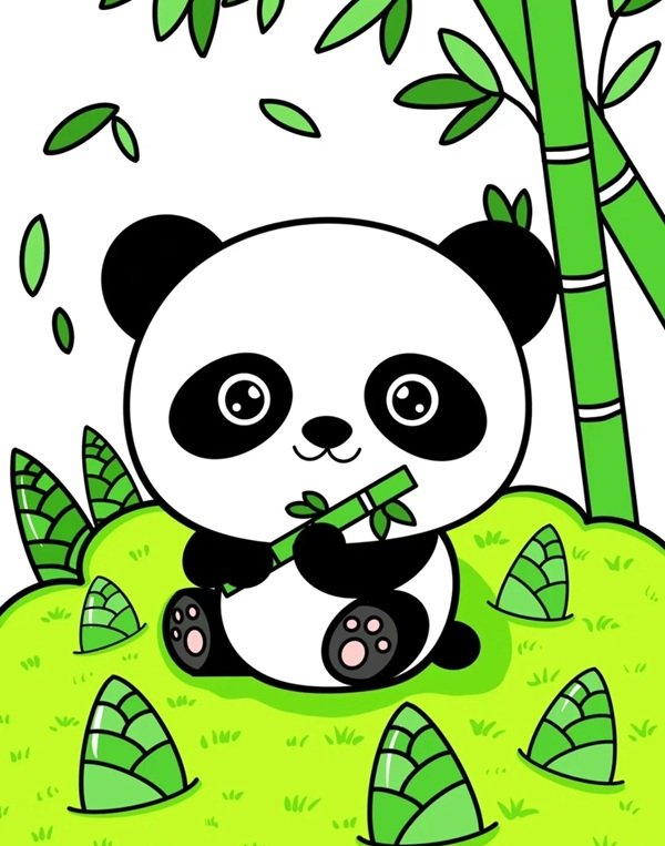 Ảnh gấu trúc cute được yêu thích trên mạng xã hội