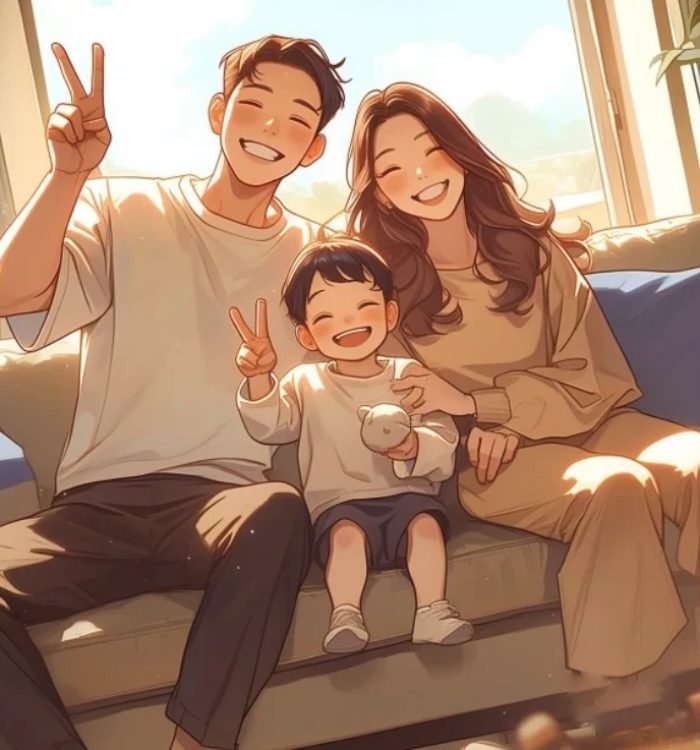 đời sống giản dị ảnh gia đình anime