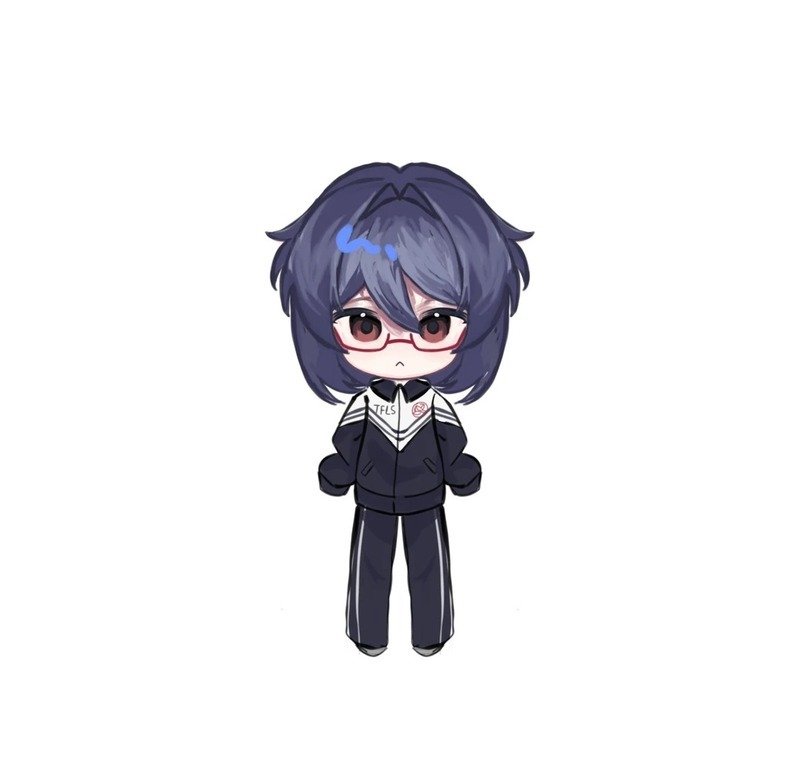 Ảnh học sinh chibi với phong cách anime đáng yêu