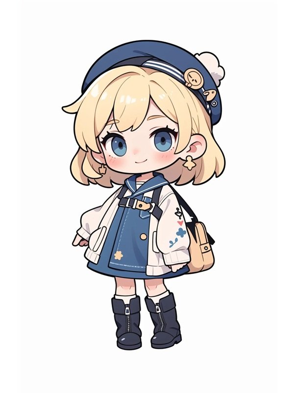 Ảnh nhân vật chibi học đường dễ thương