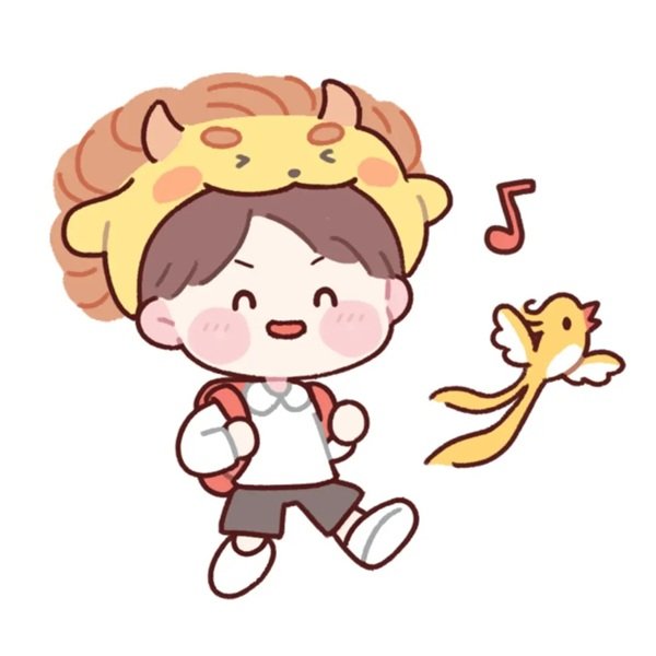 Nhân vật học sinh chibi với tạo hình ngộ nghĩnh