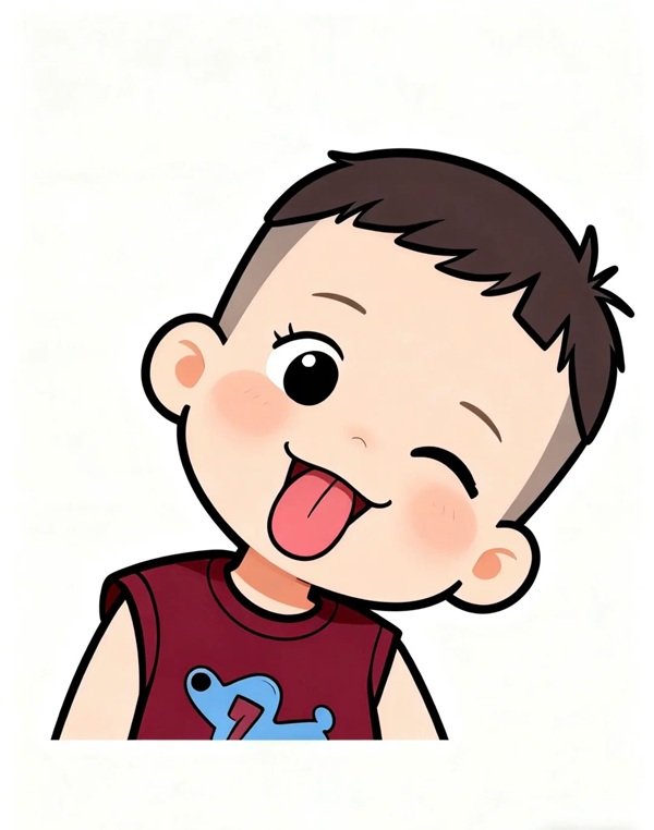 Ảnh nhóm học sinh chibi vui vẻ bên nhau