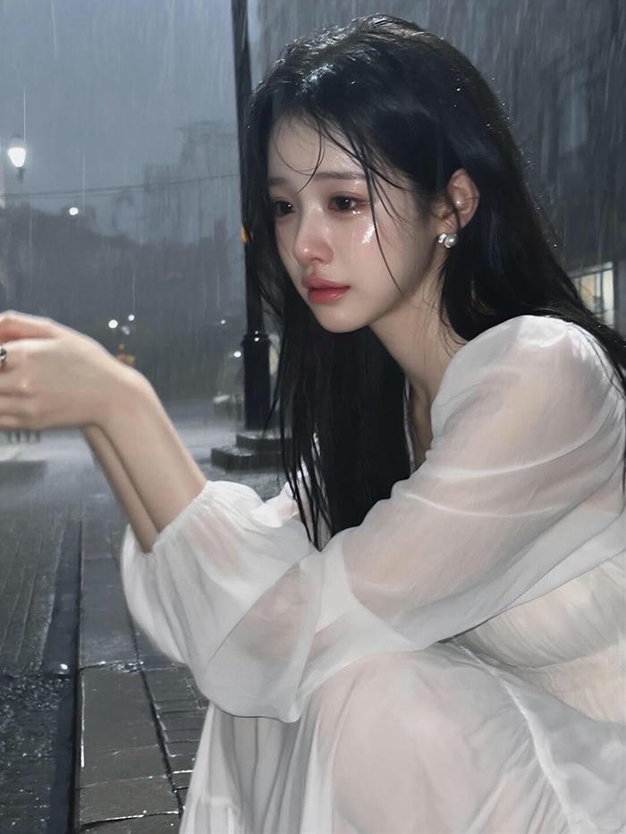 ảnh nữ khóc tâm trạng sầu