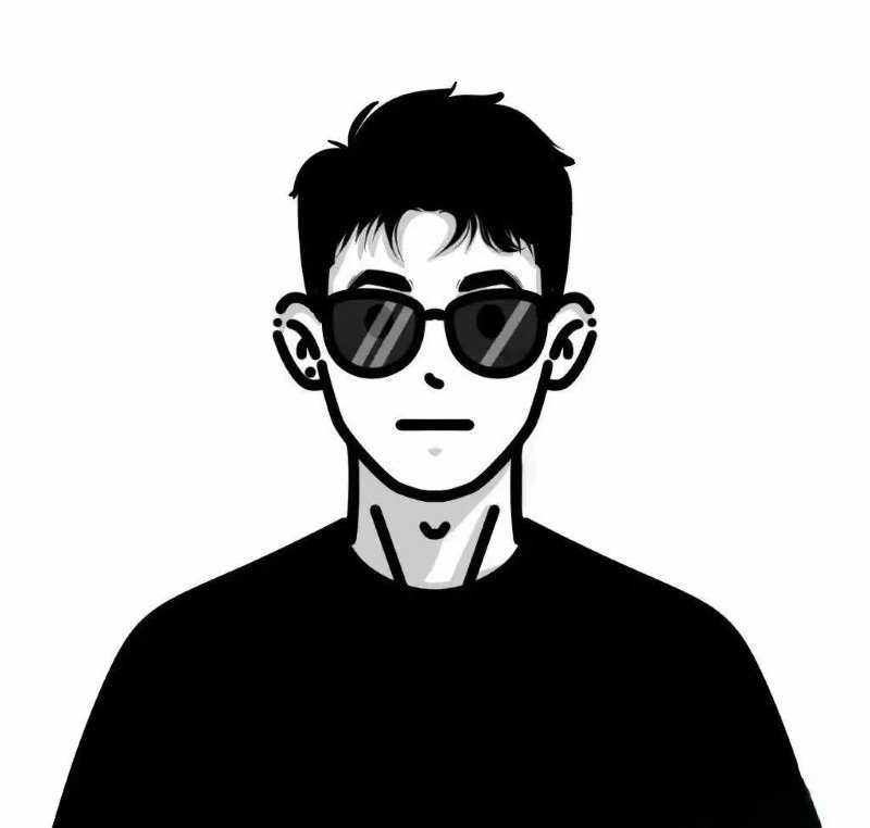 Bộ avatar đen phong cách bí ẩn