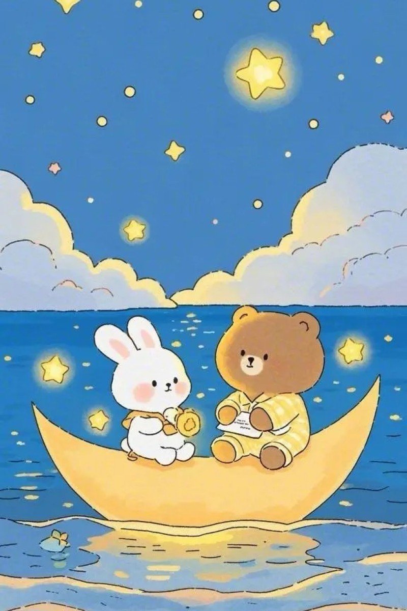 Ảnh nền thỏ con dễ thương chất lượng cao