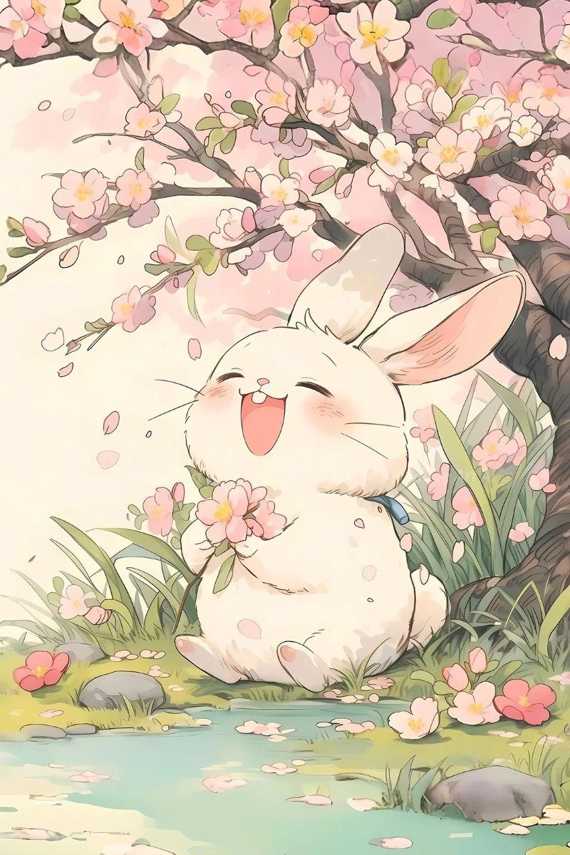 Chú thỏ đáng yêu trong thế giới cổ tích