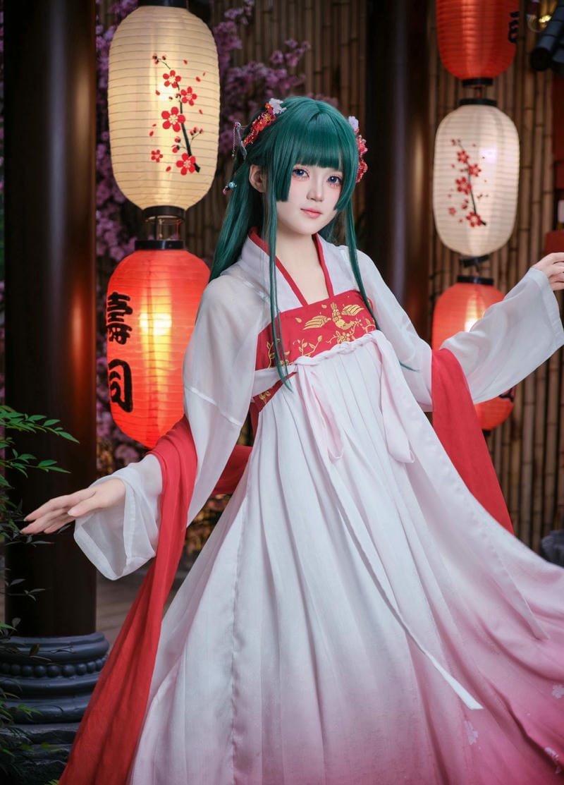 ảnh cosplay anime gái xinh trang phục nhẹ nhàng