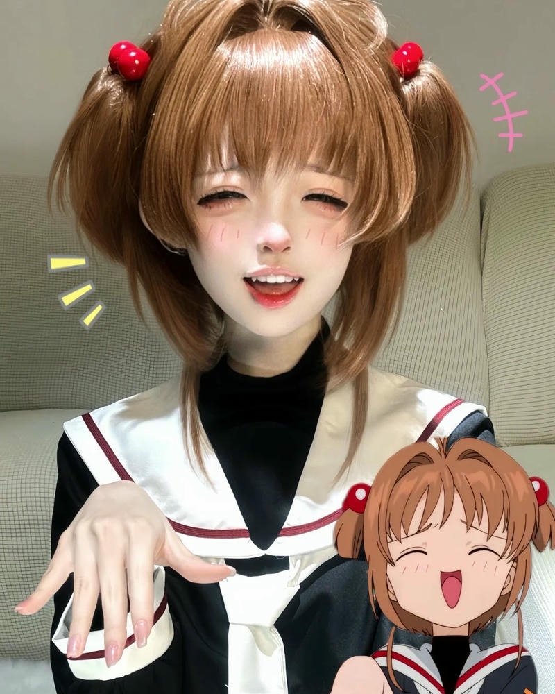 Cosplay cute ánh mắt long lanh đáng mến